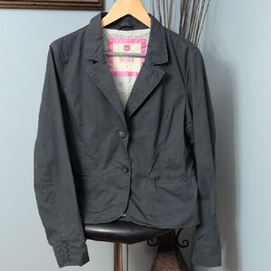East Village Fox Woman Dark Gray Jacket